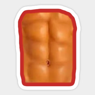 Six pack Sticker